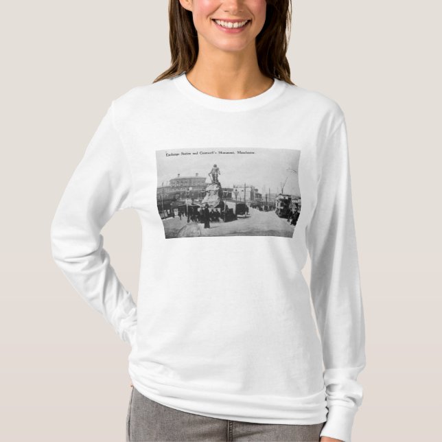 Camiseta Estación de intercambio y el monumento de Cromwell (Anverso)