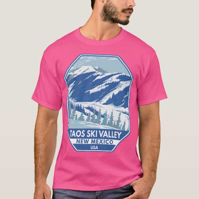 Camiseta Estación de Invierno de Nuevo México en el Valle d (Anverso)