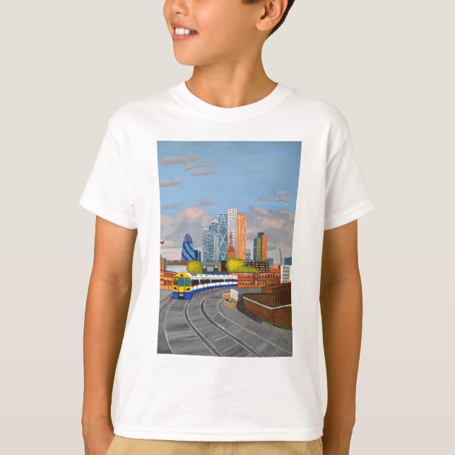 Camiseta Estación de London Overland (Anverso)