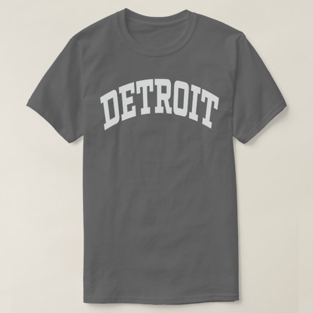 Camiseta Estación de Metro Vintage Michigan State Detroit (Diseño del anverso)