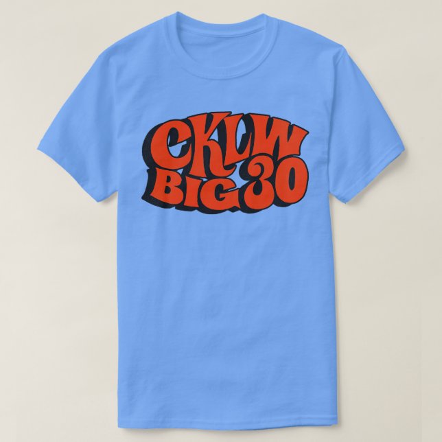 Camiseta Estación de radio de Windsor Retro CKLW 800 (Diseño del anverso)