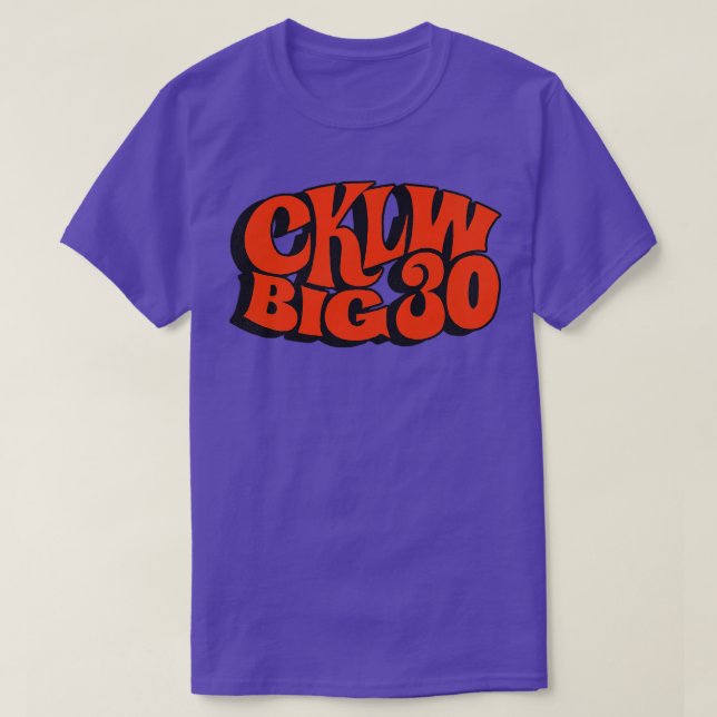 Camiseta Estación de radio de Windsor Retro CKLW 800 (Diseño del anverso)