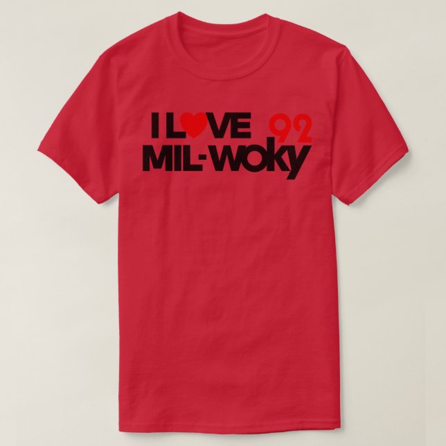 Camiseta Estación de radio desaparecida de WOKY Love Milwau (Diseño del anverso)