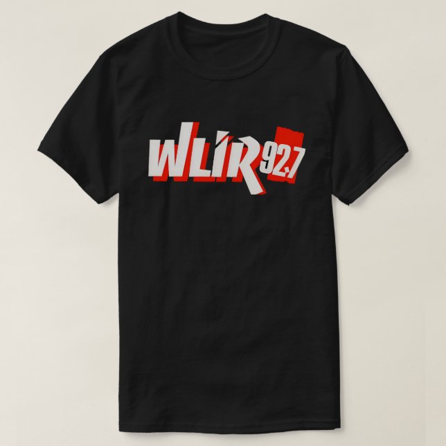 Camiseta Estación de radio Wlir 92.7 (Diseño del anverso)