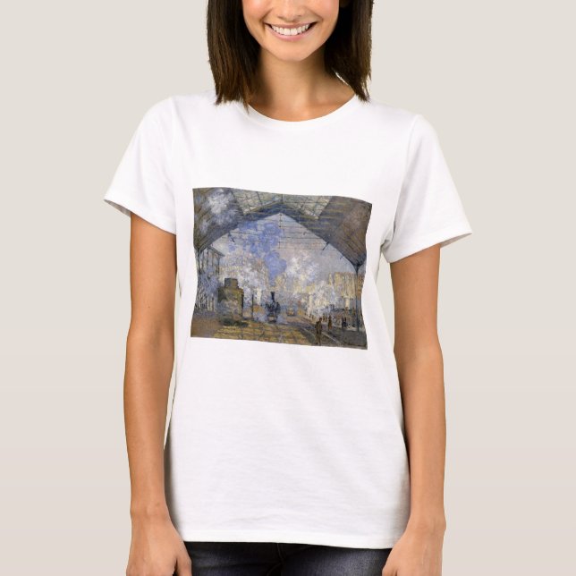 Camiseta Estación de Saint-Lazare, Monet (Anverso)