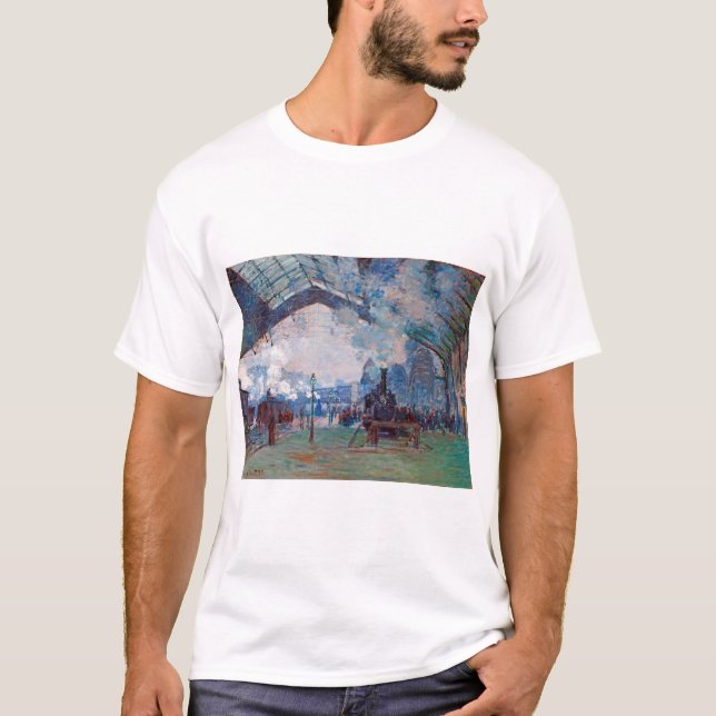 Camiseta Estación de Saint-Lazare, Monet (Anverso)