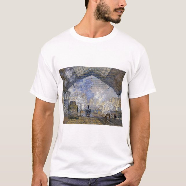 Camiseta Estación de Saint-Lazare, Monet (Anverso)