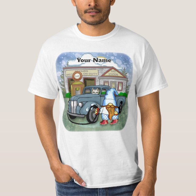 Camiseta Estación de servicio Gnome (Anverso)