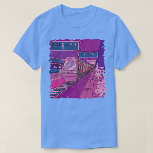 Camiseta Estación de tren de Japón (Diseño del anverso)