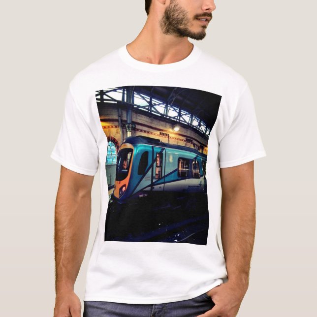 Camiseta Estación de tren de Manchester, (Anverso)