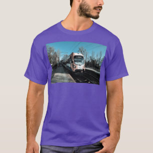 Camiseta Estación de tren en invierno 1