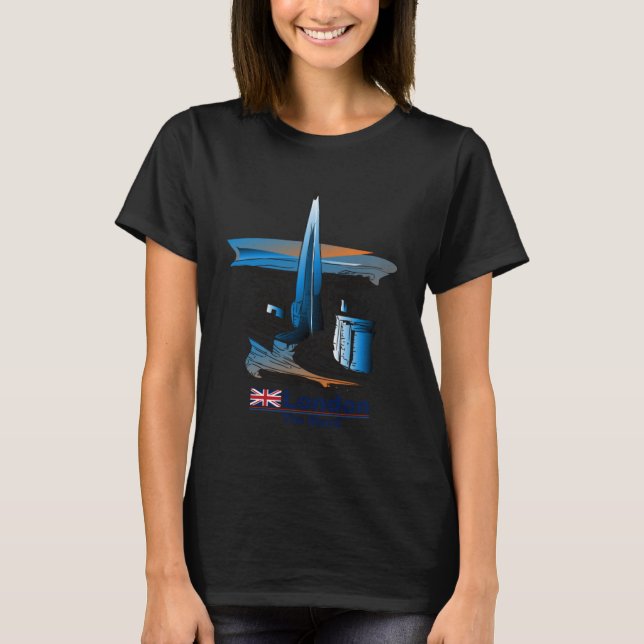 Camiseta Estación de Tren Eng de la Brigada de Vidrio Londo (Anverso)