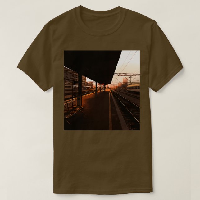 Camiseta Estación de tren Sunrise (Diseño del anverso)
