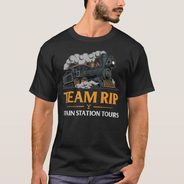 Camiseta Estación de tren Team-Rip Tours Yellowstone Essent (Anverso)