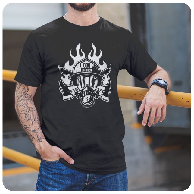 Camiseta Estación del Departamento de Bomberos de Rescate d (Subido por el creador)