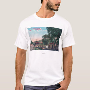 Camiseta Estación del noroeste del Pacífico RR del Pieta