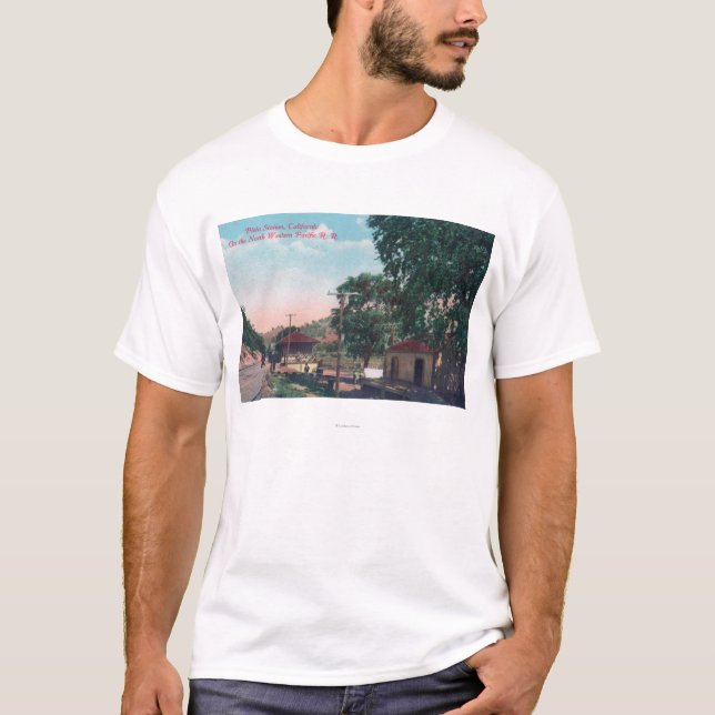 Camiseta Estación del noroeste del Pacífico RR del Pieta (Anverso)