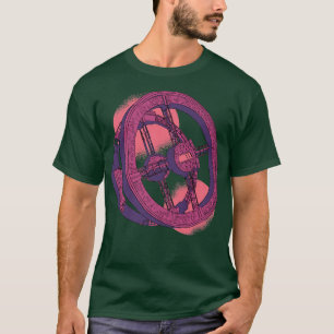 Camiseta Estación Espacial Astronauta Astral Diseño Cósmico