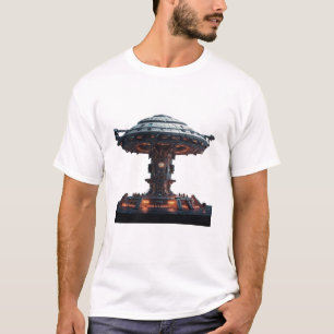 Camiseta Estación Espacial Futurista