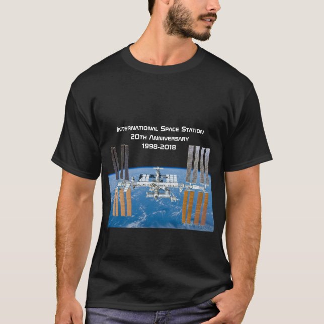 Camiseta Estación Espacial Internacional ISS 20º aniversari (Anverso)