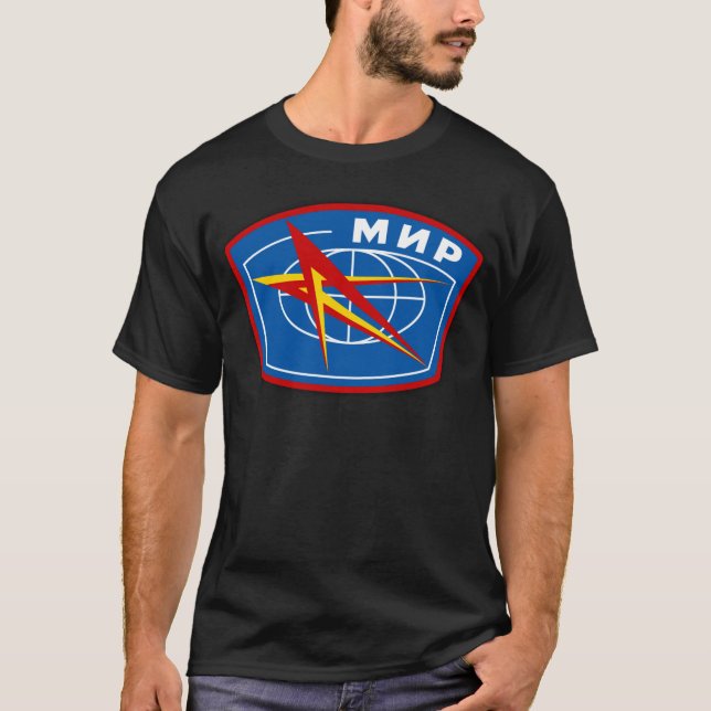 Camiseta Estación espacial MIR (Anverso)