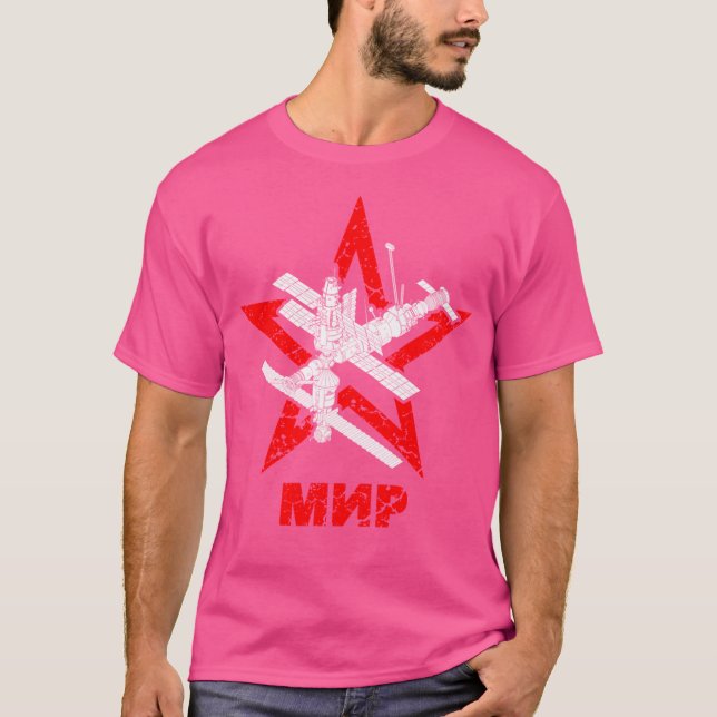 Camiseta Estación espacial Mir (Anverso)