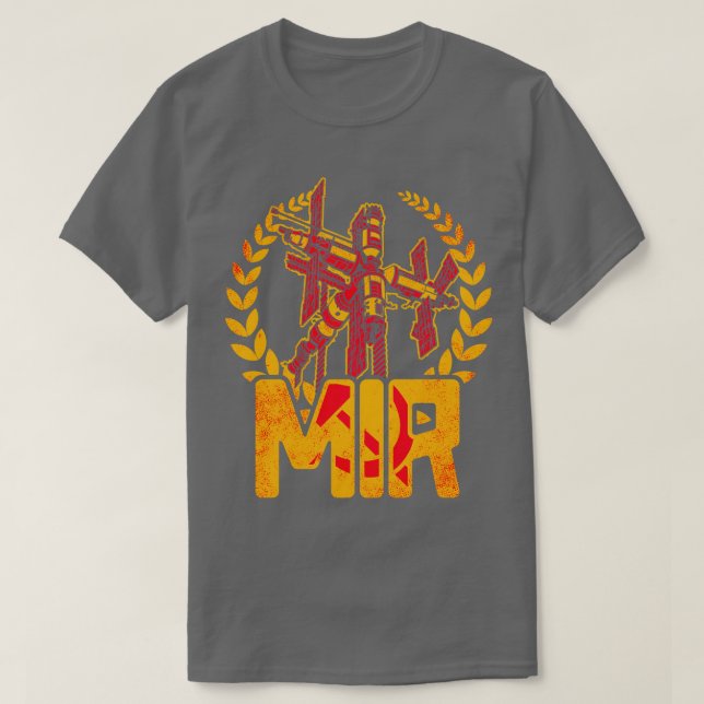 Camiseta Estación espacial Mir 4 (Diseño del anverso)