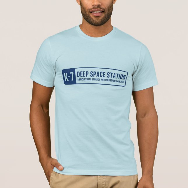 Camiseta estación espacial profunda k-7 (Anverso)
