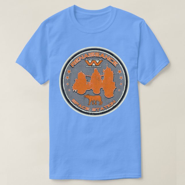 Camiseta Estación Espacial Renacimiento (Diseño del anverso)