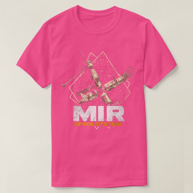 Camiseta Estación espacial soviética Mir 10 (Diseño del anverso)