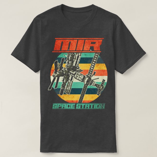 Camiseta Estación espacial soviética Mir 2 (Diseño del anverso)