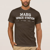 Estación Espacial Vintage Mars Retro Sci-Fi Milita
