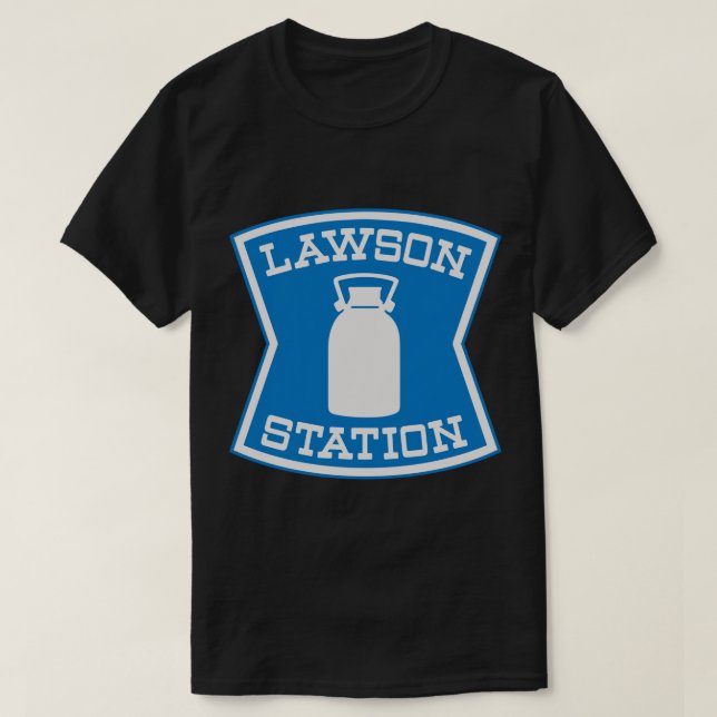 Camiseta Estación Lawson - Tienda japonesa de conveniencia (Diseño del anverso)