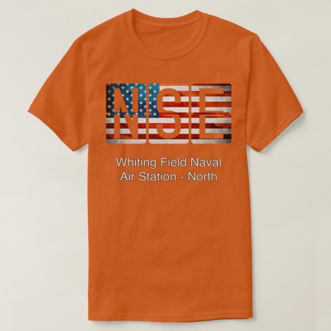 Camiseta Estación Naval de NSE Whiting Field  (Diseño del anverso)