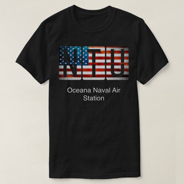 Camiseta Estación Naval NTU Oceana  (Diseño del anverso)