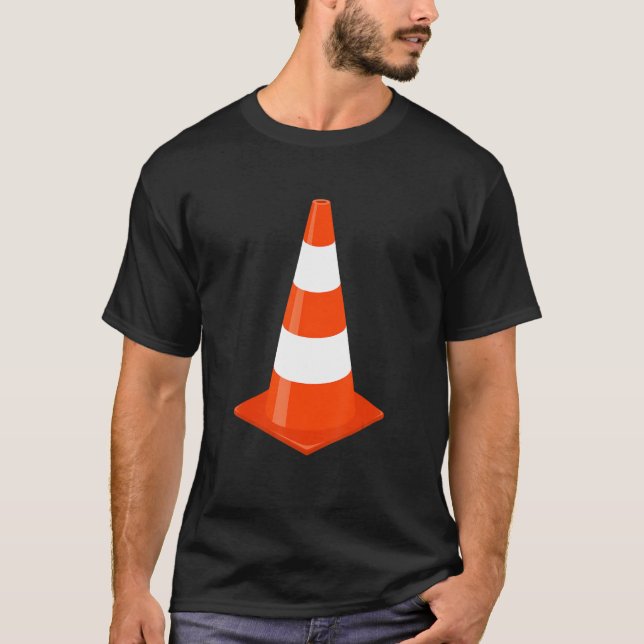 Camiseta Estacionamiento De Conos De Tráfico Para Niños Adu (Anverso)
