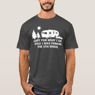 Camiseta Estacionamiento del Camper 5ª Rueda Camping RV Vac