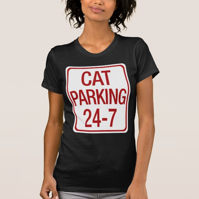 Camiseta Estacionamiento del gato (Anverso)