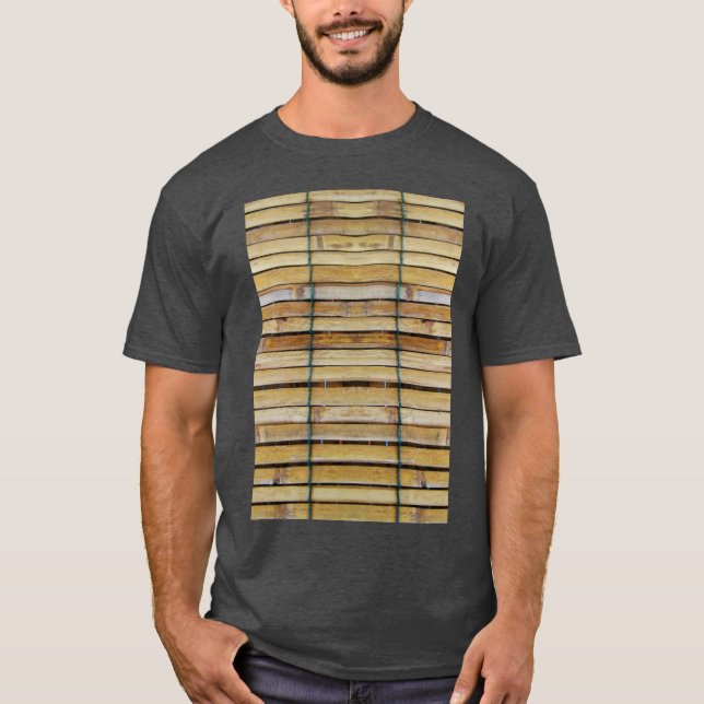 Camiseta Estaciones de madera de madera de madera de madera (Anverso)