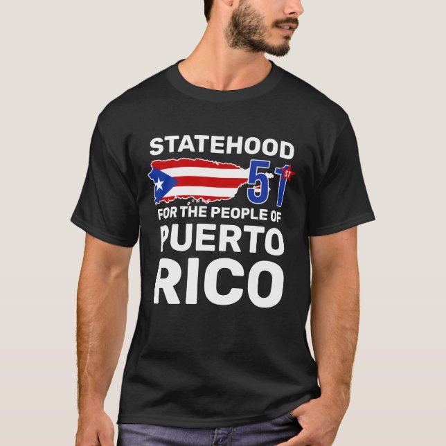 Camiseta Estadidad de Puerto Rico: ¡Hagan de las relaciones (Anverso)