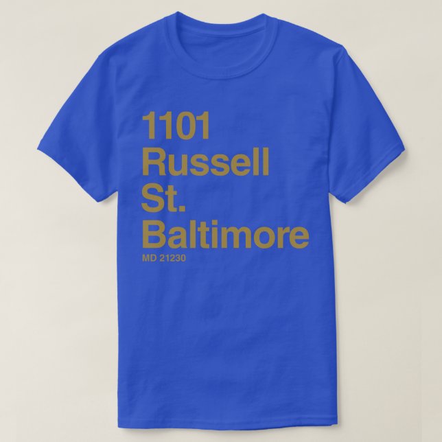 Camiseta Estadio Baltimore Maryland (Diseño del anverso)