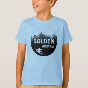 Camiseta Estadio de esquí Solden Austria para niños de colo