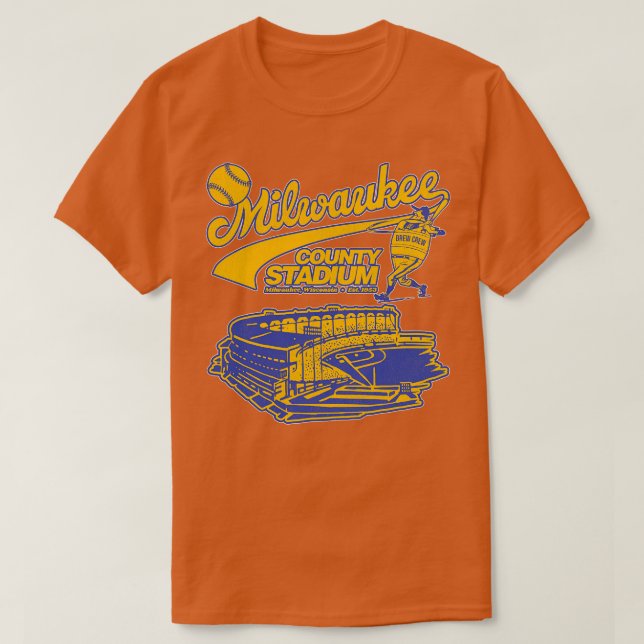 Camiseta Estadio del Condado de Milwaukee (Diseño del anverso)