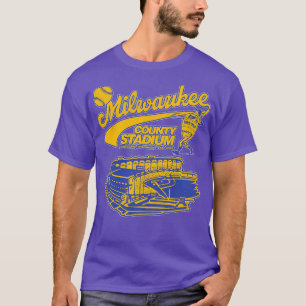 Camiseta Estadio del Condado de Milwaukee de Béisbol 1