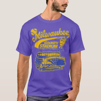 Camiseta Estadio del Condado de Milwaukee de Béisbol 1