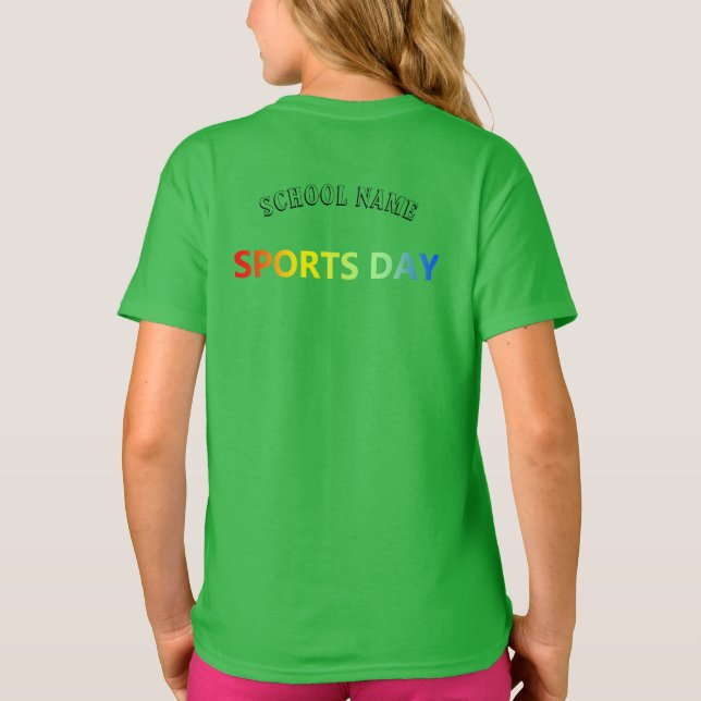 Camiseta Estadio Green Team Chepers, destacada brigada - Dí (Reverso)