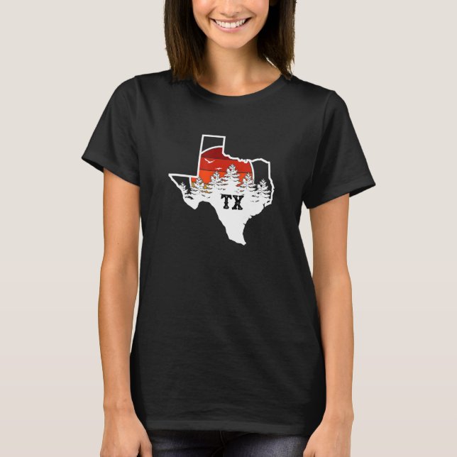 Camiseta Estadio Retro Texas Home State Tx Guay 70s Style S (Anverso)