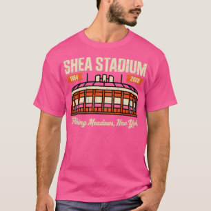 Camiseta Estadio Shea Flushing Meadows, Béisbol NY Retro