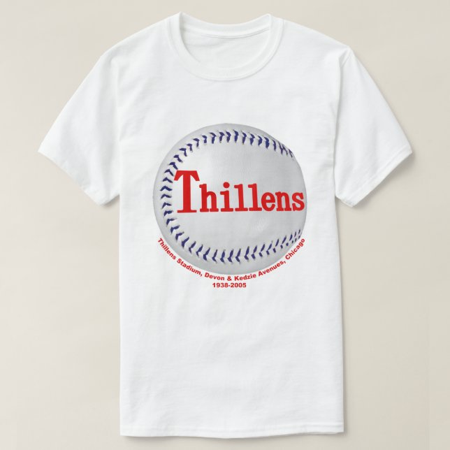 Camiseta Estadio Thillens, Chicago, Illinois (Diseño del anverso)