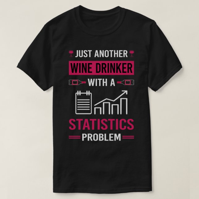 Camiseta Estadísticas de alcohólicos (Diseño del anverso)